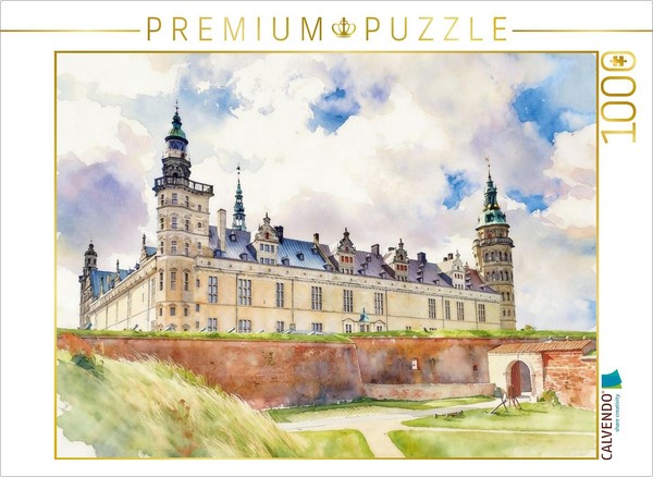 Calvendo Puzzle Kronsborg Schloss | 1000 Teile Lege-GrößE 64 × 48 Cm Foto-Puzzle-image