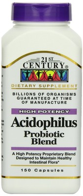 21st Century Acidophilus Probiotic Blend High Potency Dietary Supplement 150ct