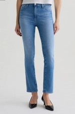 AG Mari Mid Rise Ankle Slim Straight Leg Jeans MSRP $225