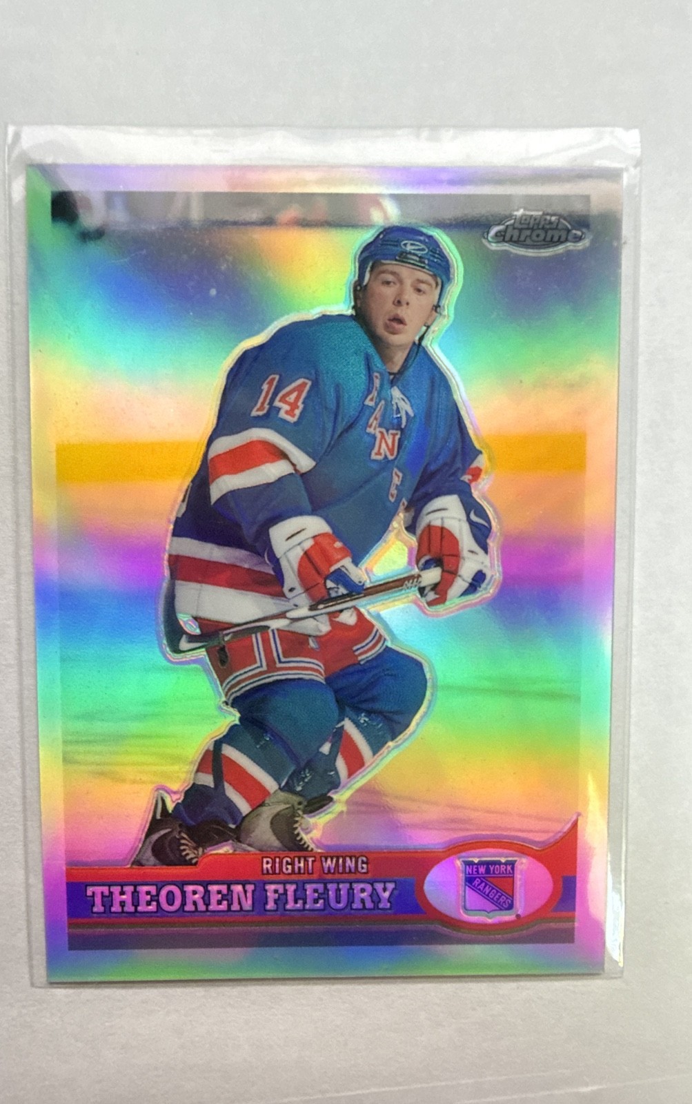 1999-00 Topps Chrome - Theoren Fleury #227 Refractor