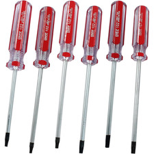 6 Pc Security Torx Screwdriver Set With Magnetic Tip T10 T15 T20 T25 T27 T30 Cr 6 Pc Security Torx Screwdriver Set With Magnetic Tip T10 T15 T20 T25 T27 T30 Cr