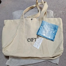 Yuzuru Hanyu GIFT Beige Tote Bag 2023 Limited Edition