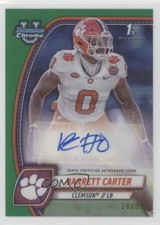 2024 Bowman U Chrome Prospect Green Refractor 28/99 Barrett Carter Auto 5f2