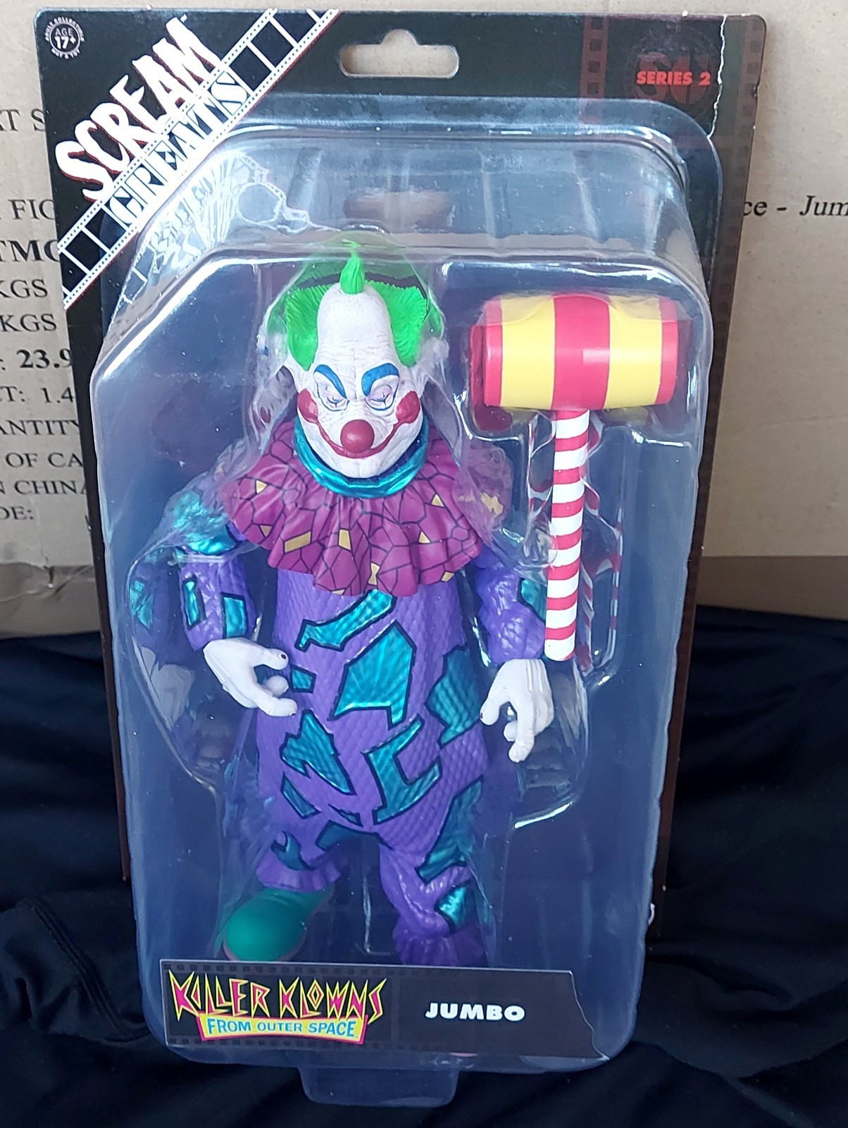 KILLER KLOWNS FROM OUTER SPACE JUMBO 8 INCH SCALE FIGURE SCREAM GREATS SERIES 2