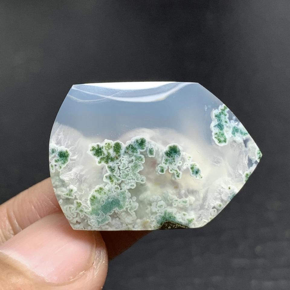 Green Moss Agate Cabochon 28x20x5.5mm High Quality 25.5 ct - Image 3 of 4
