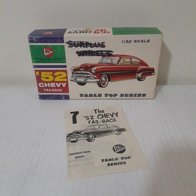 Box & Instructions Only- Pyro 1/32 Chevy 1952 Chevy Fastback Plastic Kit C293-50