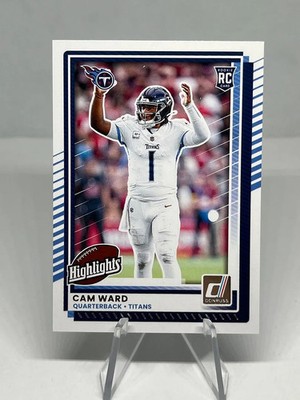 Cam Ward 2025 Donruss Rookies & Highlights Titans #DRH-89 Print Run: 2250