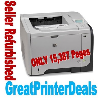 HP LaserJet Enterprise P3015dn Laser Printer LOW PAGE COUNT with NEW SOLDENOIDS!