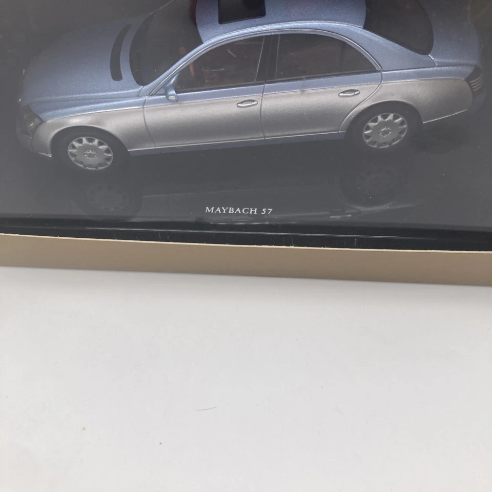 Maybach 57 Bleu Gris Autoart Avec Boite Très Bon État - Photo 4/4