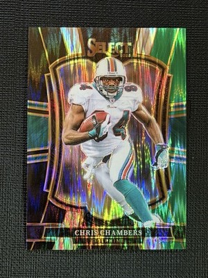2025 Panini Select - Premier Level Chris Chambers #199 Black & Green Shock Prizm