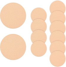 12 Pcs Round Makeup Sponges, Facial Powder Puff Cosmetic Sponge Round Foam Pad