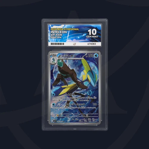 Inteleon 069/063 Mega Symphonia m1s Ace Grading Gem Mint 10 Japanese Pokemon