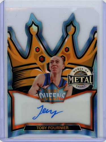 TOBY FOURNIER 2026 Leaf WOMEN OF SPORT METAL AUTO #ED 1/1 COURT QUEENS DUKE