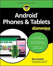 Android Phones and Tablets for Dummies Paperback Dan Gookin Android Phones and Tablets for Dummies Paperback Dan Gookin