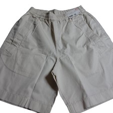 UNIQLO U S Easy Wide Fit Shorts Off-White Casual Summer Used