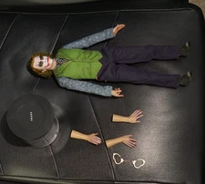 INART The Dark Knight Joker Deluxe Rooted Hair Jail Cell  (Not Included)