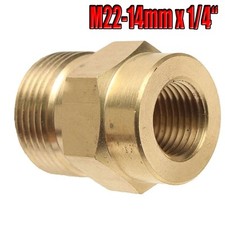 Brass Coupler for High Pressure Water Construction Equipment 1/4 F M22