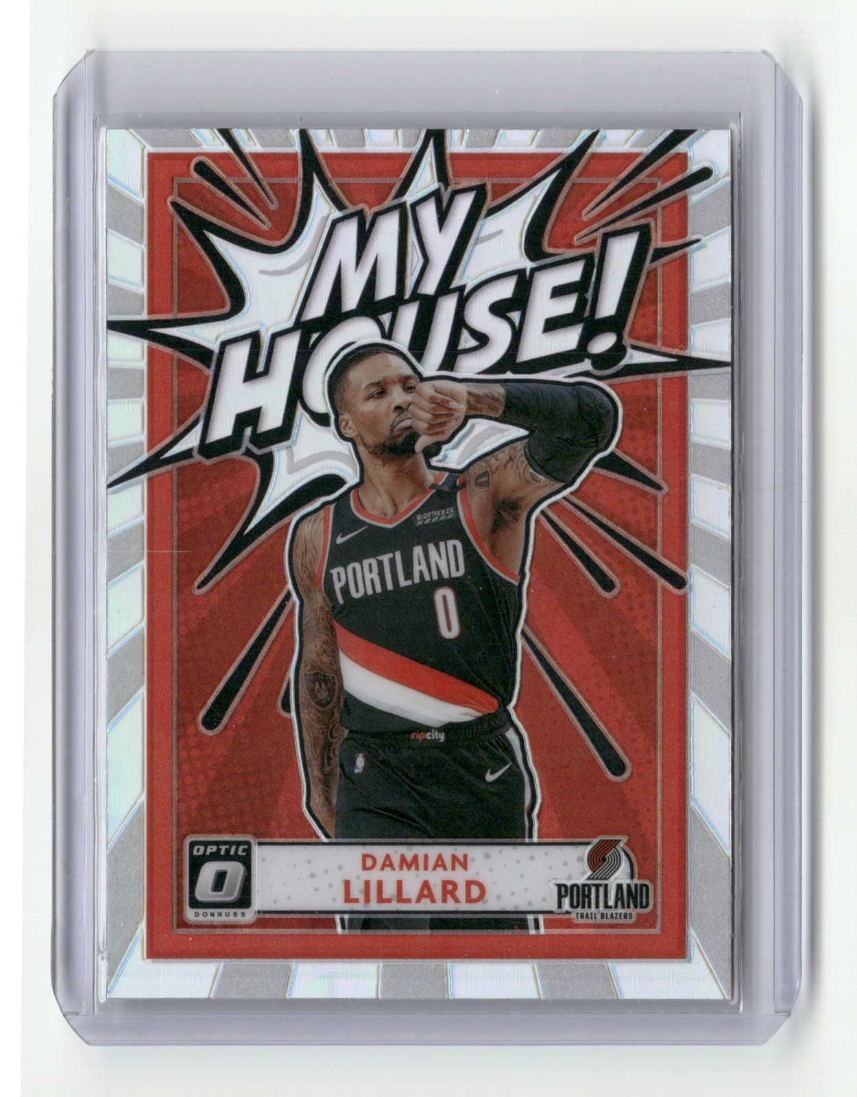 2020-2021 Panini Donruss Optic - My House Damian Lillard #7 Holo Silver Prizm