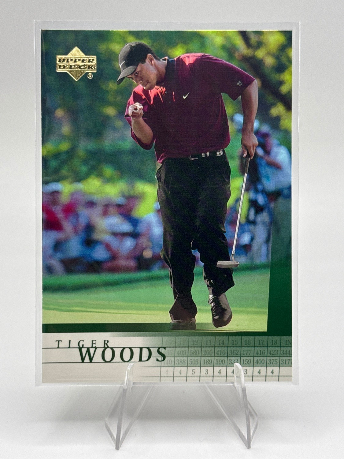 2001 Upper Deck Golf Tiger Woods #1 Rookie Era Base Card