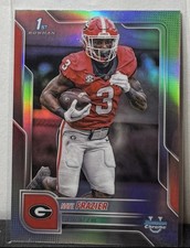 2025 Bowman U Chrome 1st Nate Frazier Silver Refractor - Georgia Bulldogs 