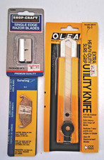 Olfa Heavy Duty Allzweckmesser #20018 + #13302 & #R2 Extra Klingen