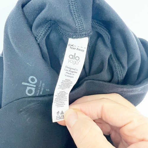 Alo Yoga Moto Leggings Black Women's Small - Picture 8 of 12
