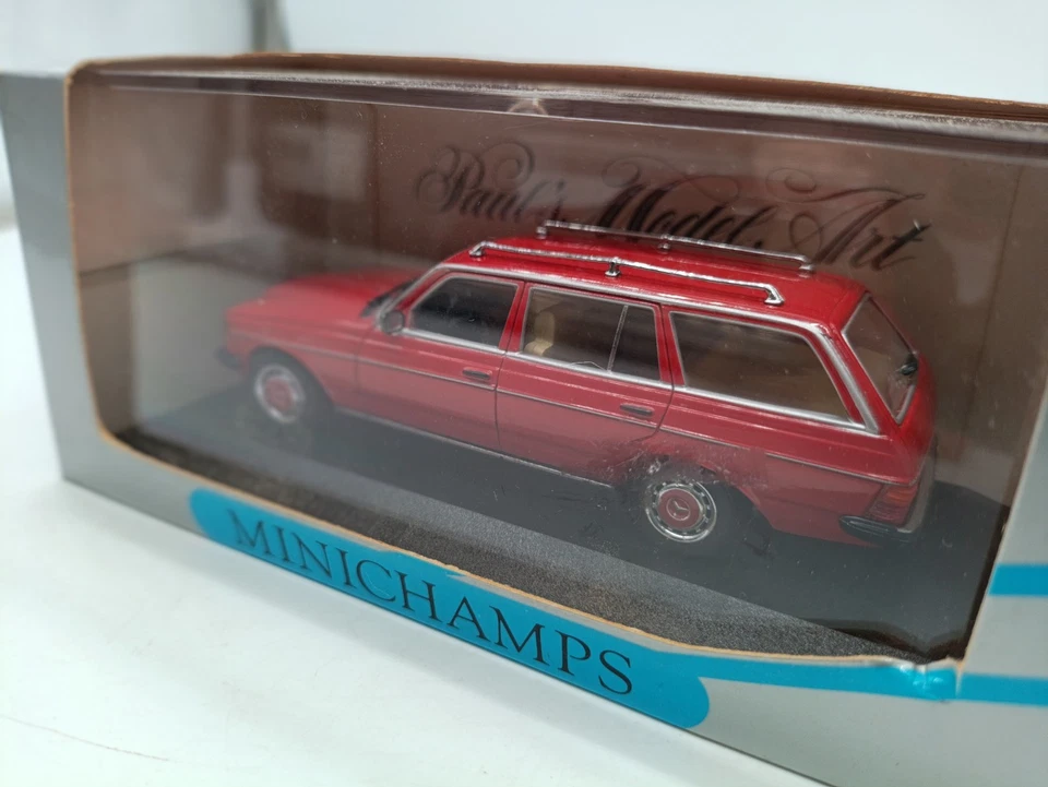 Mercedes Benz W123 Break 200 T red wagon 1/43 Minichamps §§ - Immagine 3 di 4