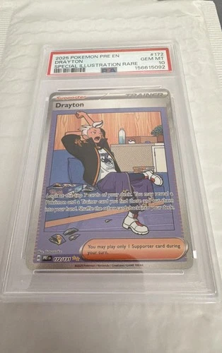 Drayton 172/131 Sv: Prismatic Evolutions Holo (PSA GEM MINT 10)