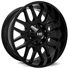 H709 Commander Hardrock Wheels 20x9 Gloss Black Off-road Rims 4pcs C3