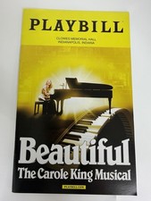 Beautiful Broadway Musical Playbill Indianapolis Clowes Memorial February 2018