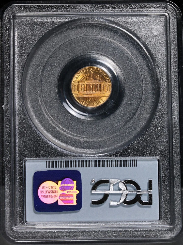 1917 McKinley Commemorative Gold $1 PCGS MS62 Nice Eye Appeal Nice Strike - Image 4 of 4