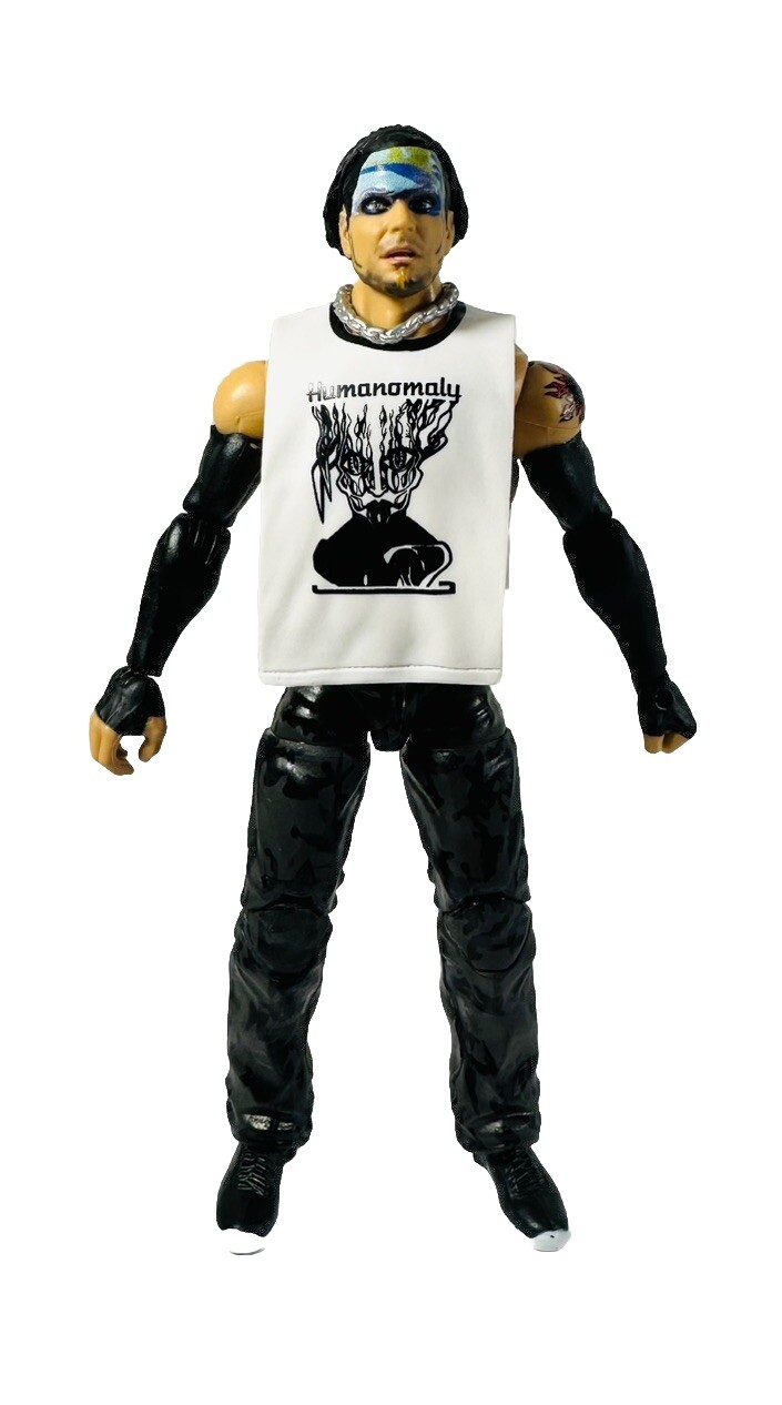 Custom WWE Mattel Elite Jeff Hardy AEW 6” Wrestling Action Figure Hardyz TNA WWF