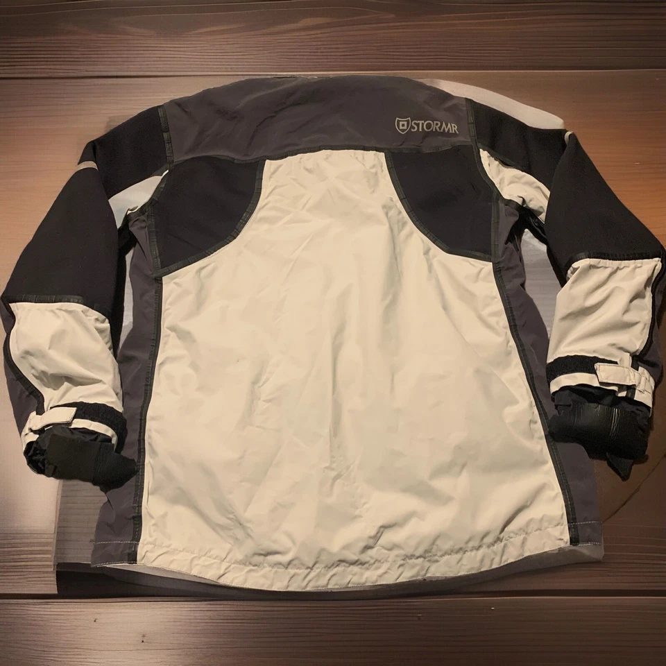 Stormr Neoprene Typhoon Style Vapr tech Jacket US Men's size Large Gray Black - Image 2 of 4