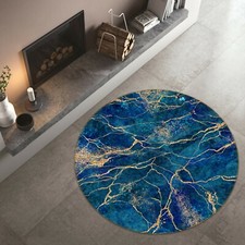 3D Dark Blue Style NAO6029 Game Rug Mat Elegant Photo Carpet Mat Fay