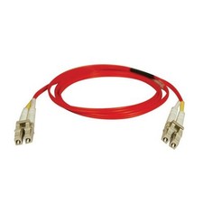 Tripp Lite Duplex Multimode 62.5/125 Fiber Patch Cable LC/LC Red Color 3m