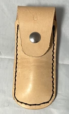 NEW Leather Knife Sheath Heavy Tooling Longhorn Cow Bull Fits Buck 110 Handmade