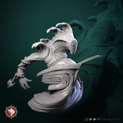 #ad Water Elemental Wizard Sorcerer Miniature Damp;D DnD $12.99