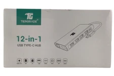 Tiergrade 12-in-1 USB Type-C HUB Laptop Docking Station NEW & SEALED Fast Ship