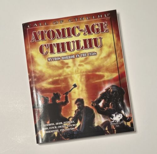 Atomic-Age Cthulhu Mythos Horror 1950s Sourcebook Scenarios Call of Cthulhu
