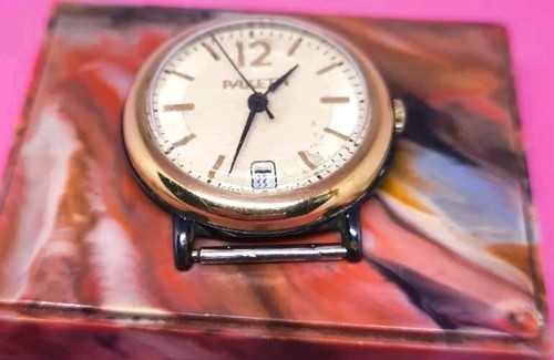 Vintage Watch USSR Raketa 2614.H SOVIET Wristwatch Gold Plated Bezel - Picture 20 of 22