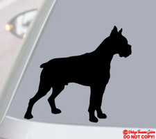 BOXER DOG Vinyl Decal Sticker Car Rear Window Bumper PET MASTIFF BULLDOG ANIMAL