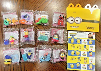 McDonald's Happy Meal Toy 2022 Minions 2 'The Rise of Gru' Full