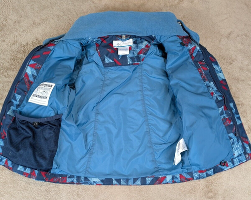 Columbia Youth Boys Winter Jacket Size M Omni-Shield Insulated Hooded Coat - Picture 12 of 23