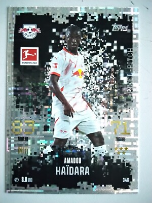 Topps Match Attax Bundesliga 24/25 Pixel Pitch Black 348 Amadou Haidara Leipzig
