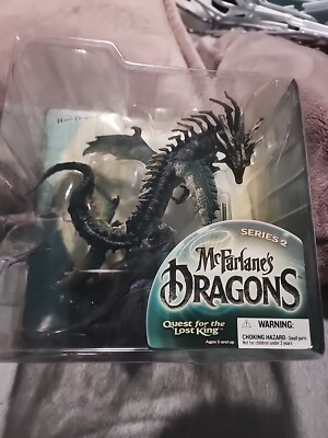 NEW 2005 McFarlane's Dragons - Quest for Lost King - Water Dragon Clan Series 2