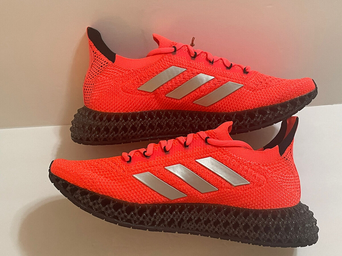 NEW Adidas Mens 4D FWD Orange Silver Running Shoes GZ8619 NEW Adidas Mens 4D FWD Orange Silver Running Shoes GZ8619
