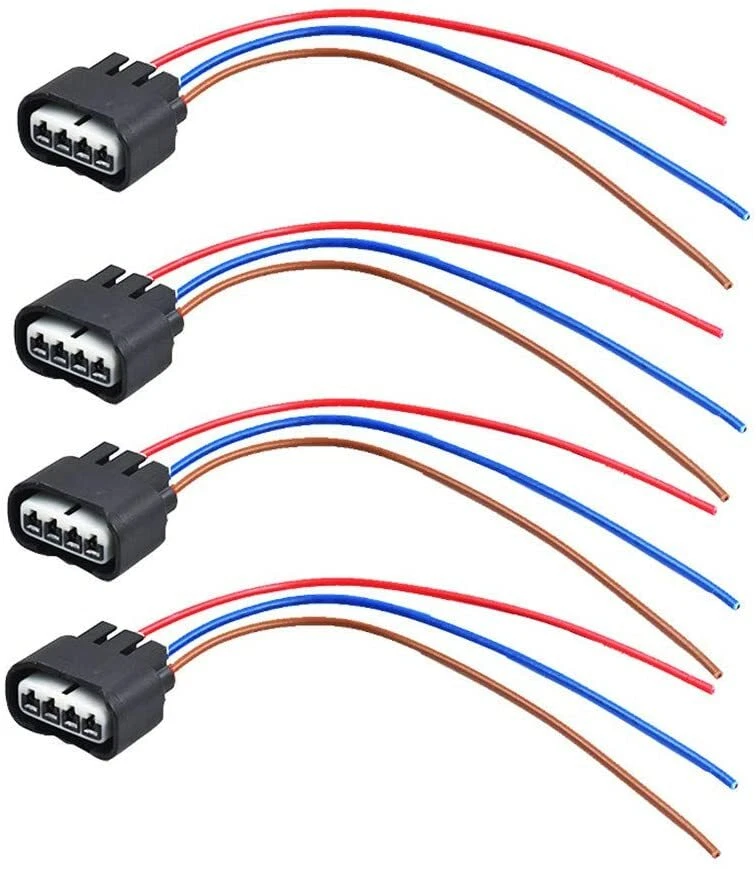 JUEGO 4 arnés de enchufe conector bobina de encendido para Lexus RX350 ES350 Toyota Camry Foto 2 de 4