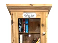 Custom Little Free Library Sign, Your Custom Wording, Book Exchange Sign Plaque