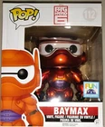 FUNKO POP ARMORED METALLIC BAYMAX 6" FUN EXCLUSIVE #112 DISNEY BIG HERO 6