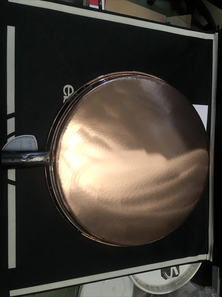 PADELLA IN RAME BORLENGHI ZAMPANELLE PROFESSIONALE  STAGNATA TUTTO MADE IN ITALY - Immagine 2 di 4